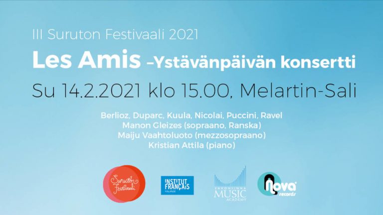Ystävänpäiväkonsertti Savonlinnassa: les Amis