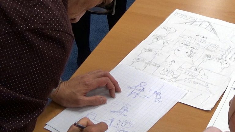 Le BDéiste Eric Leraillez au Lycée Franco-Finlandais