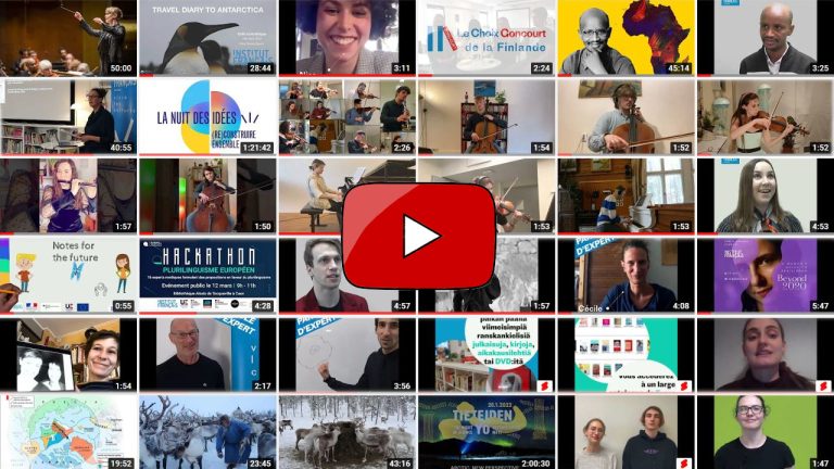 Ranskan instituutin menneiden tapahtumien videotallenteita