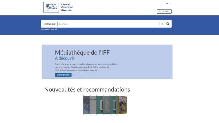 Nouveauté : site web de la médiathèque