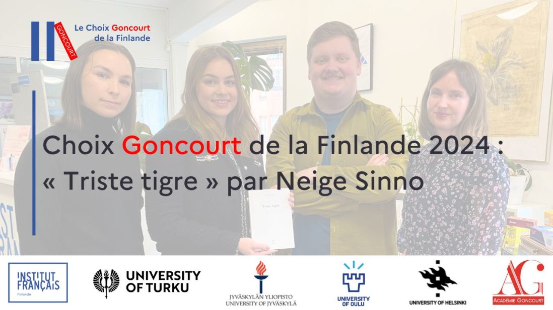 Choix Goncourt de la Finlande 2024