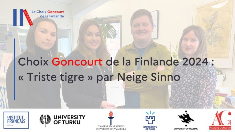 Choix Goncourt de la Finlande 2024