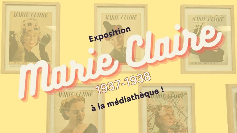 1930-luvun Marie Claire -lehtiä kirjastossa