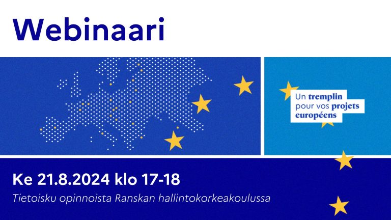 SYKSYN 2024 HAKU RANSKAN HALLINTOKORKEAKOULUUN, SYYSKUUSSA 2025 ALKAVIIN OPINTOIHIN