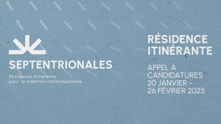 SEPTENTRIONALES-haku on auki Ranskassa asuville taiteilijoille