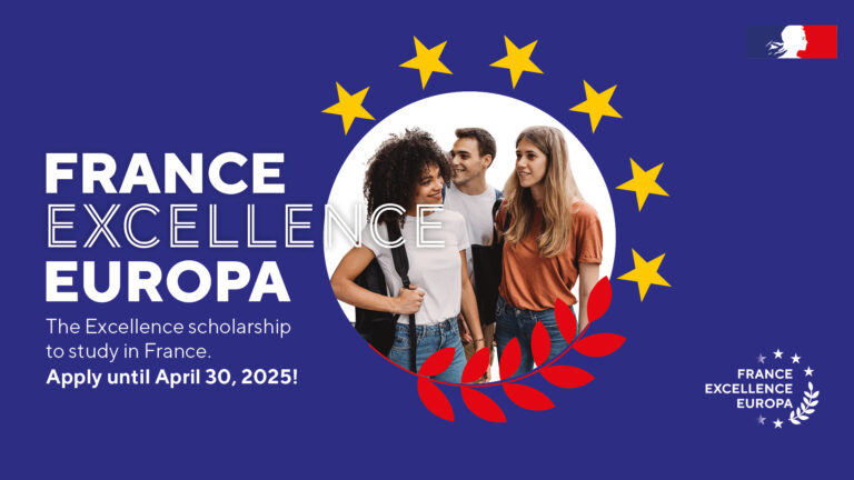 HAKU AUKI: France Excellence Europa 2025 -stipendiohjelma maisteriopintoihin