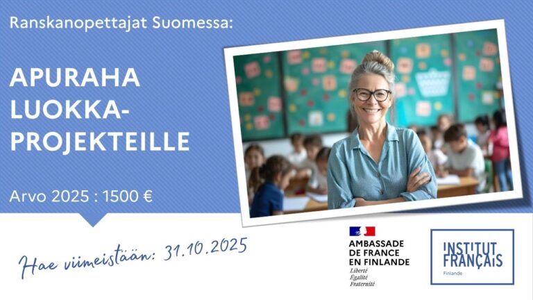 Apuraha luokkaprojekteille – 1 500 €
