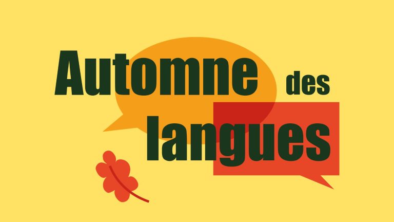 Découvrez les événements de l’Automne des langues !